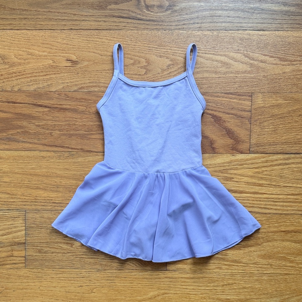 Lavender Kids Dance Leotard with Skirt